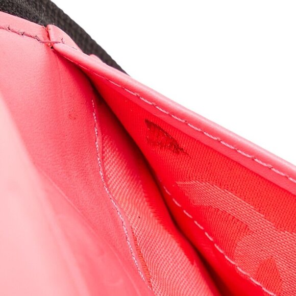 CHANEL Black Lambskin Leather Logo Wallet - Picture 6 of 16